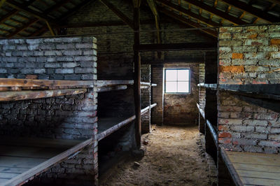 View of abandoned building