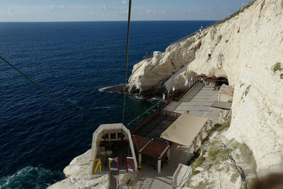 Panoramic view of sea against sky