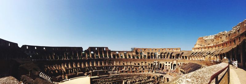 Panoramic shot of clear sky