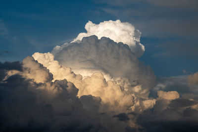 Low angle view of clouds in sky