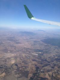 Aerial view of landscape against sky