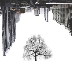 Low angle view of modern buildings