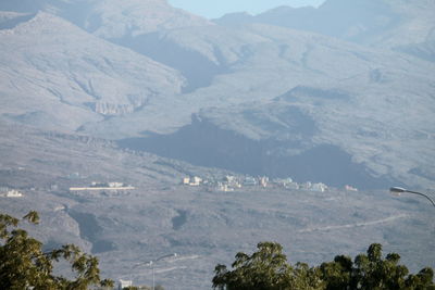 Scenic view of mountains