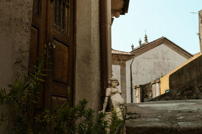 Low angle view of old building