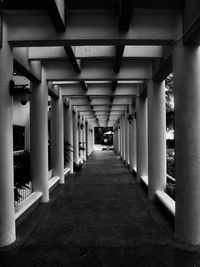 Interior of colonnade