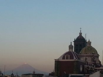 High section of church against sky