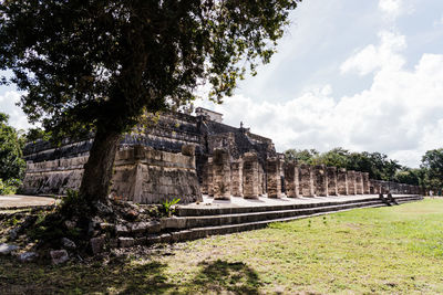 Maya ruins of chichen itza in mexico.