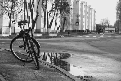 Bicycle in city