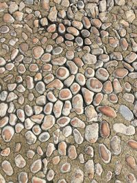 Full frame shot of stone wall