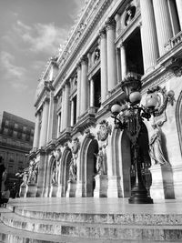 Low angle view of historical building