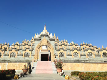 View of cathedral against clear sky