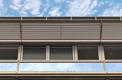 Low angle view of building against sky