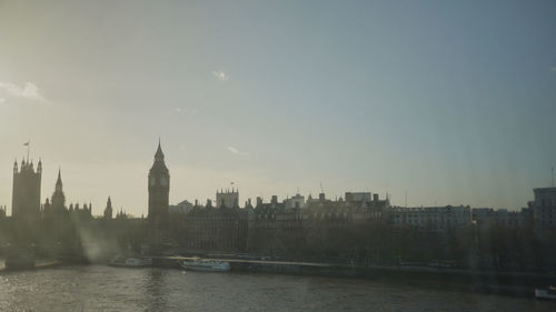 View of city at waterfront