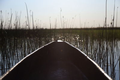 Scenic view of land against sky