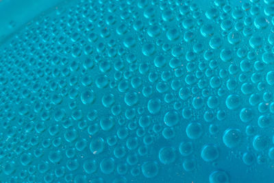 Close-up of bubbles in water