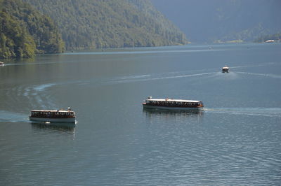 Ferry boats in konigssee