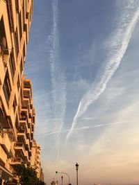 Low angle view of buildings against sky