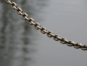 Close-up of metallic chain