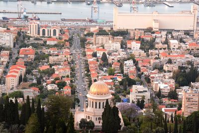 Aerial view of cityscape