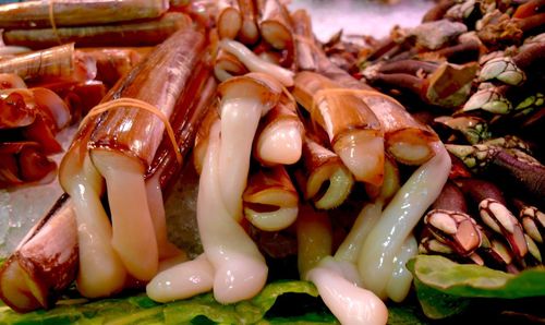 Close-up of food in market