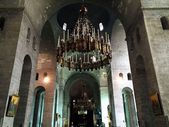 Low angle view of church