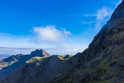 Views from the trip to the snowdon summit in snowdonia, north wales, uk