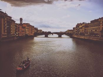 Panoramic shot of cityscape against sky