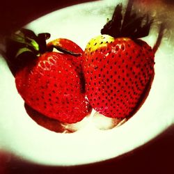 Close-up of strawberries