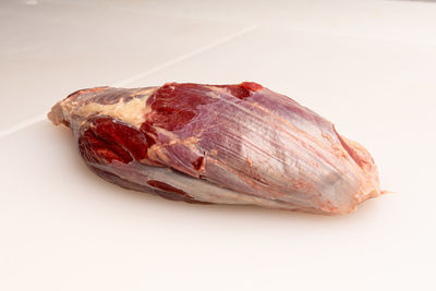 Close-up of food on table