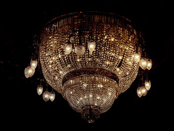 Close-up of illuminated light bulb