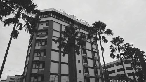 Low angle view of building against sky