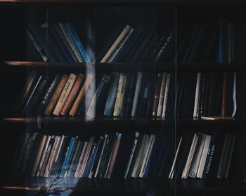 Full frame shot of books