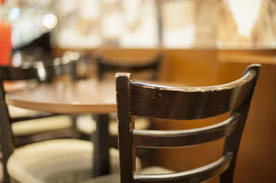 Close-up of cup on table