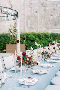 Potted plant on table