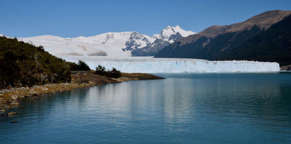 The perito moreno glacier is a glacier located in the los glaciares national park, in the southwest