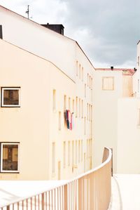 White building against sky