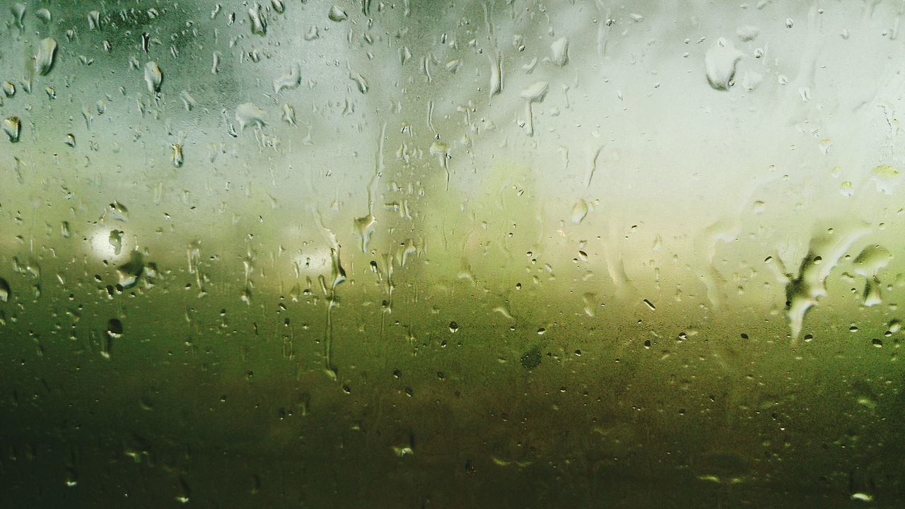 drop, backgrounds, full frame, green color, wet, freshness, indoors, window, no people, close-up, raindrop, water, textured, nature, day