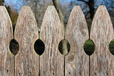 Close-up of wooden planks