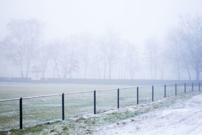 View of landscape in winter