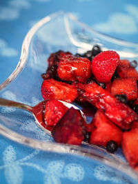 Close-up of strawberries