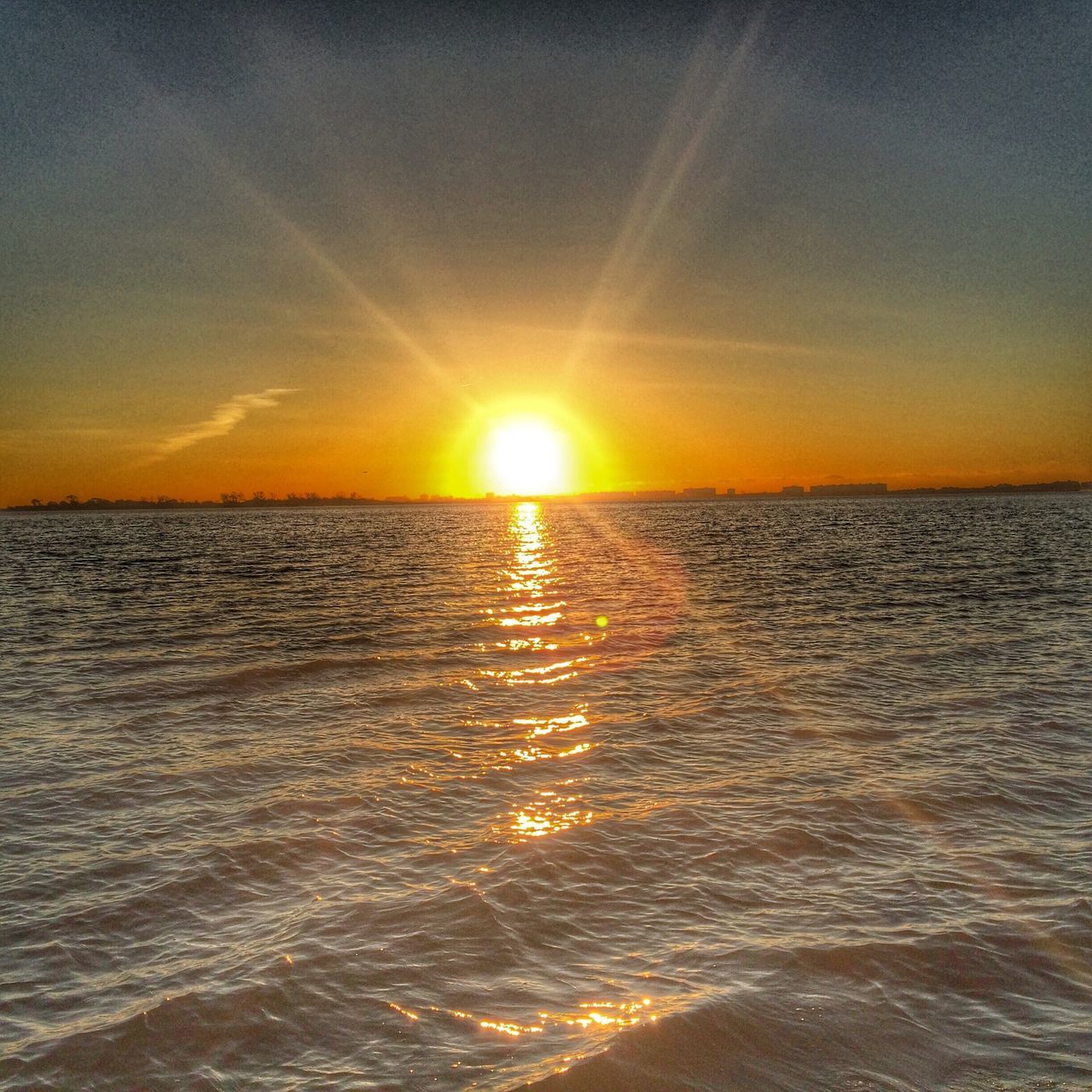 sunset, water, sea, scenics, sun, tranquil scene, beauty in nature, tranquility, horizon over water, orange color, sky, idyllic, reflection, nature, waterfront, rippled, sunlight, beach, outdoors, seascape