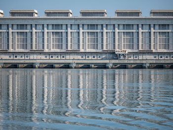 France, vaucluse, hydroelectric power station on rhone river