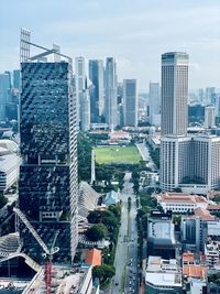 Singapore financial district 