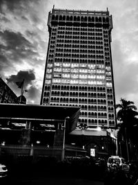 Low angle view of office building