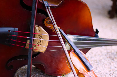 Close-up of guitar