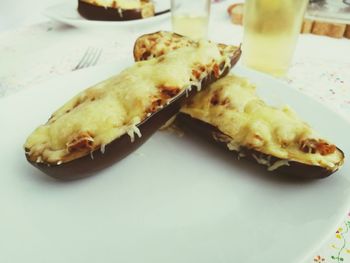 Close-up of food in plate