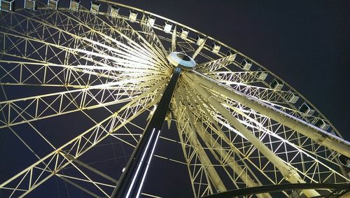 Low angle view of ferris wheel