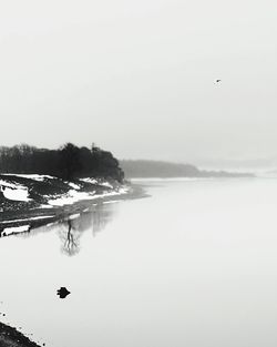 View of lake against sky
