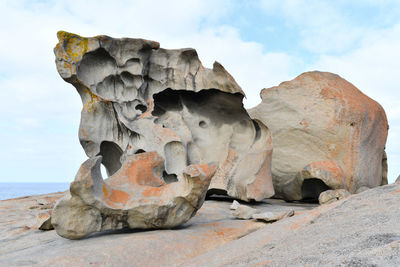 View of rock formation