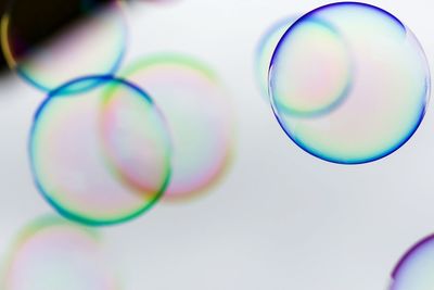 Close-up of bubbles